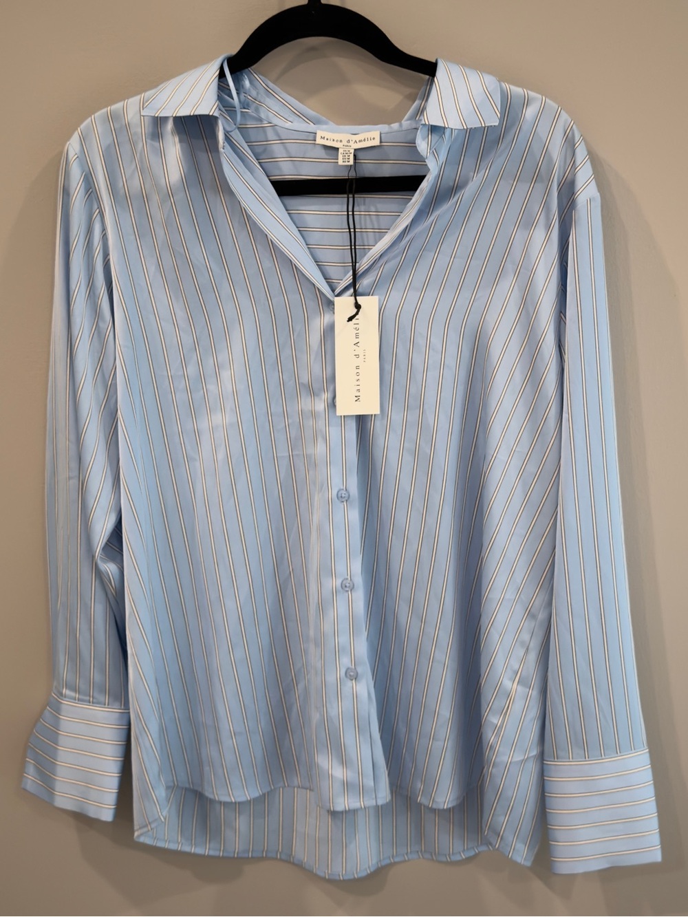 Maison d’ amelie satin shirt